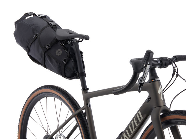 S/F Seatbag Drybag Packsack mit Seatbag Harness Satteltaschenträger - black/16 Liter