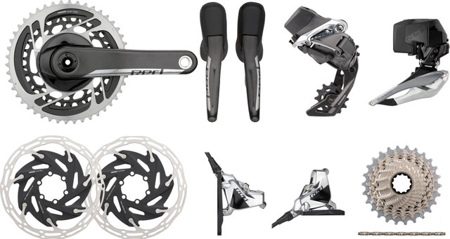 SRAM Group - black | 10-26 | SRAM XDR | 175,0 mm | SRAM XDR | Braze-on | 33-46