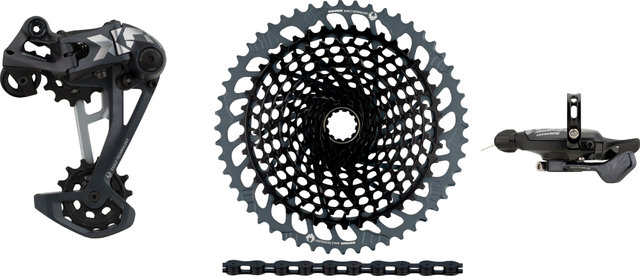 SRAM X01 Eagle 1x12-speed Upgrade Kit with Cassette - black - XX1 black/10-52