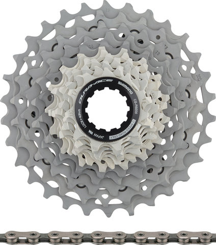 Dura-Ace Di2 R9250 Powermeter Gruppe 2x12 34-50 mit Scheibenbremse - schwarz/172,5 mm 34-50, 11-30