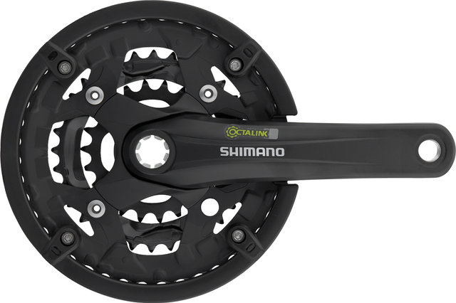 Shimano FC-T4010 Kurbelgarnitur Octalink mit Kettenschutzring - schwarz/175,0 mm 22-32-44