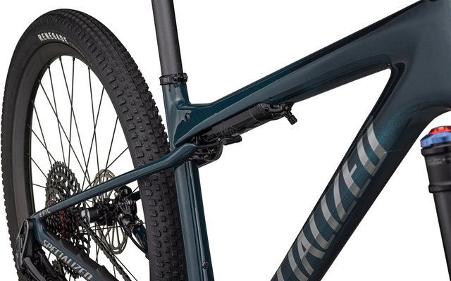 Epic World Cup Pro Carbon 29" Mountain Bike - gloss deep lake metallic-chrome/L