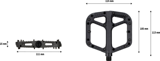 Comp Plattformpedale - black/universal Comp Plattformpedale - black/universal