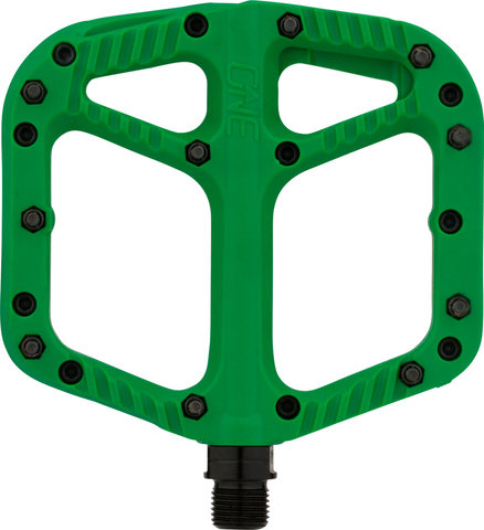 OneUp Components Pédales à Plateforme Comp - green/universal