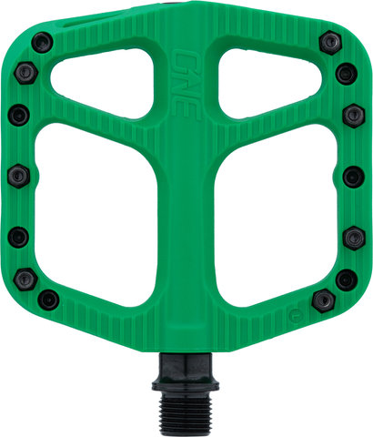 OneUp Components Pedales de plataforma Small Comp - green/universal