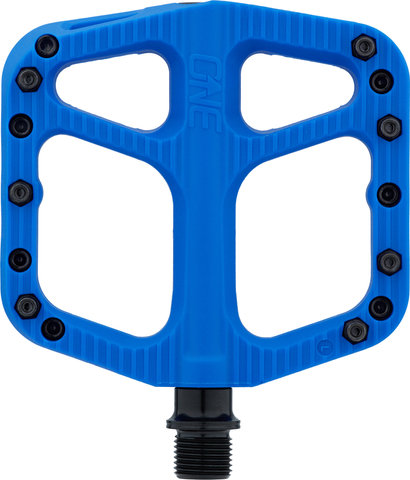 OneUp Components Small Comp Platform Pedals - blue/universal