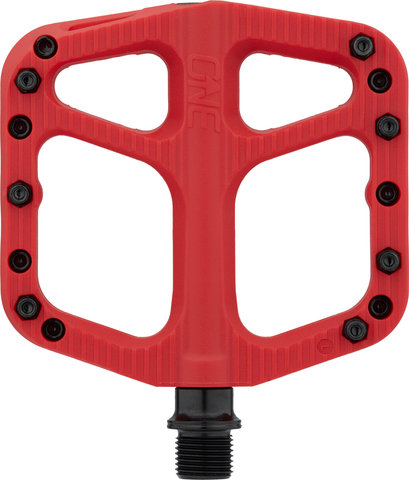 OneUp Components Small Comp Platform Pedals - red/universal