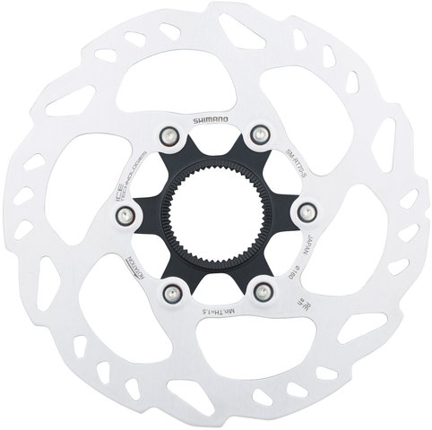 Shimano SM-RT70 Center Lock Brake Rotor for SLX w/ Internal Teeth - silver/160 mm