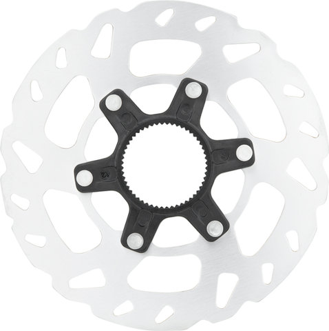 Shimano SM-RT70 Center Lock Brake Rotor for SLX w/ Internal Teeth - silver/140 mm