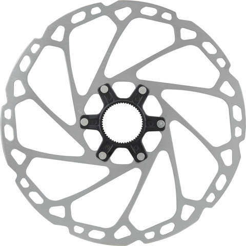 Shimano SM-RT64 Center Lock Brake Rotor for Deore w/ External Teeth - silver-black/220 mm