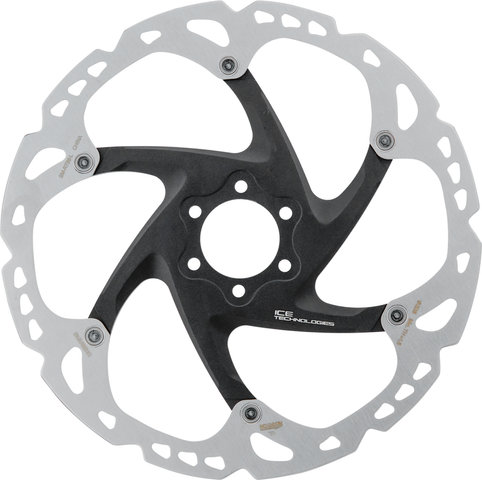 Disque de Frein SM-RT86 6 trous pour XT Modèle 2023 - noir-argenté/203 mm