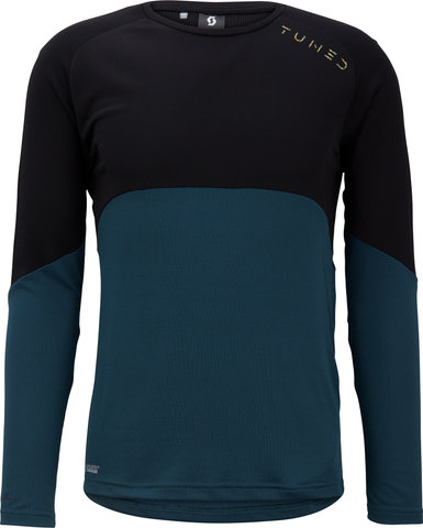 Maillot Trail Tuned L/S Modèle 2023 - black-aruba green/M