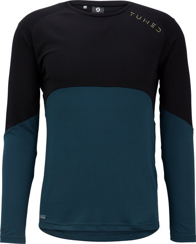 Scott Trail Tuned L/S Trikot Modell 2023 - black-aruba green/M