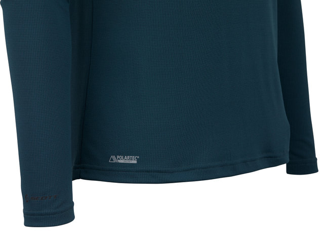 Maillot Trail Tuned L/S Modèle 2023 - black-aruba green/M