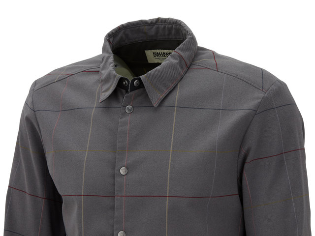 S/F Riders Flannel L/S Hemd - grey flag window/M