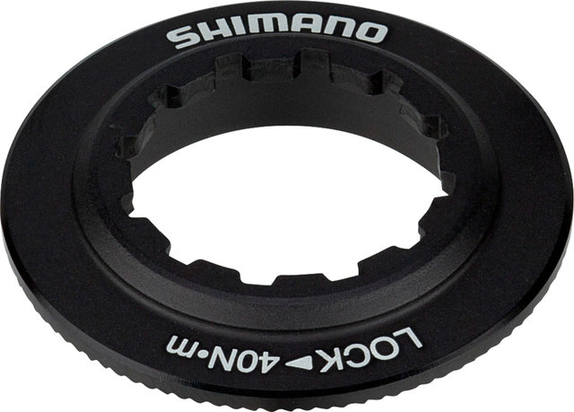 Shimano Bremsscheibe RT-MT800 Center Lock Innenverzahnung für XT / Ultegra - silber-schwarz/180 mm