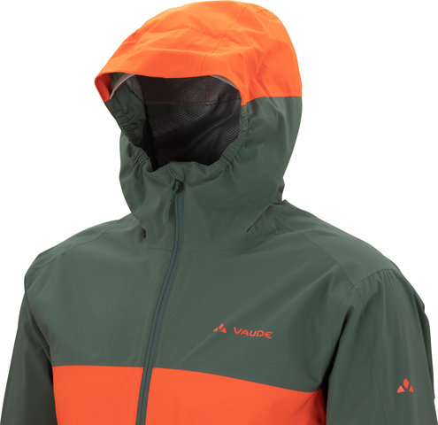 VAUDE Mens Moab Rain Jacket - dusty forest/M