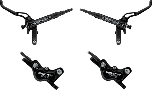 Trickstuff Direttissima Front+Rear Disc Brake Set - black/set (front+rear)