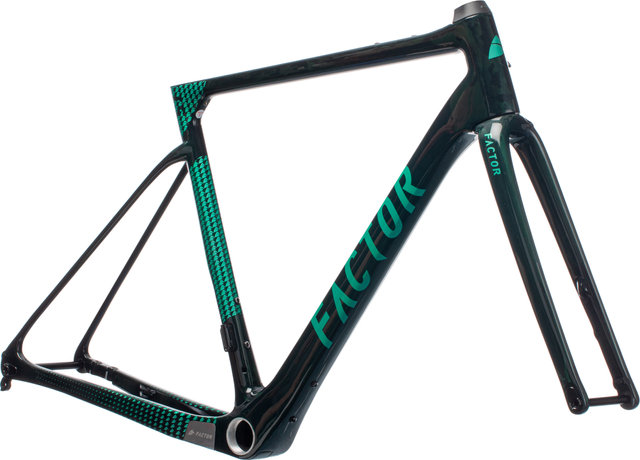 Factor Kit de cuadro LS Disc Carbon Gravel - british green/54 cm