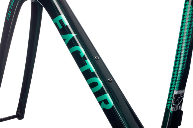 Factor LS Disc Carbon Gravel Rahmenkit - british green/54 cm