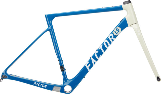 Factor Kit de cuadro LS Disc Carbon Gravel - vintage blue/54 cm