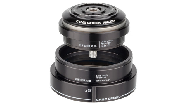 Cane Creek Kit AngleSet ZS44/28,6 - EC56/40 p. juego de dirección cónico - black/ZS44/28,6 - EC56/40
