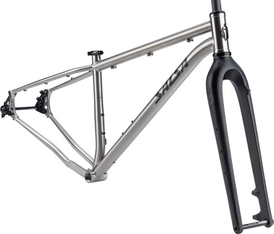 Salsa Kit de cuadro Fargo Titan 32" - brushed titanium | S | 32" | 1 1/8" - 1,5" tapered | 51 mm