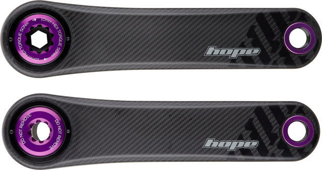 Hope Carbon 73 mm Wide Kurbel - purple/170,0 mm