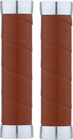 Brooks Puños de manillar de cuero Slender Modelo 2023 - honey/130 mm