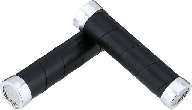 Brooks Puños de manillar de cuero Slender Modelo 2023 - black/130 mm