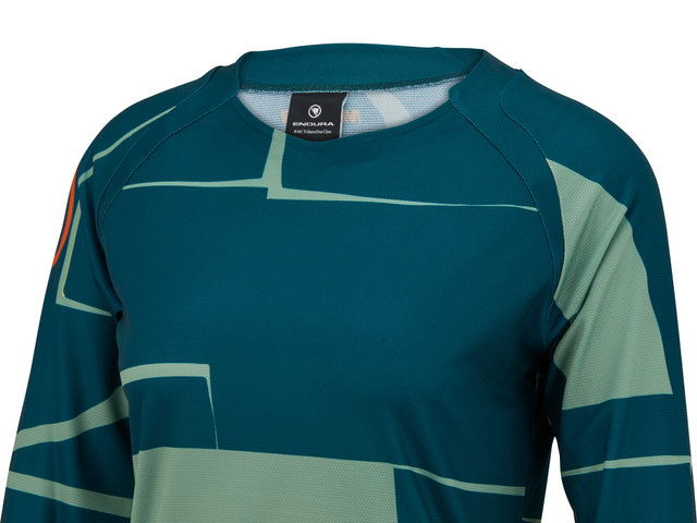 Endura MT500 Print Tee LTD L/S Women's Jersey - deep teal/S