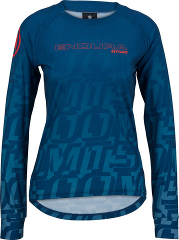 Endura Maillot pour Dames MT500 Print Tee LTD L/S - blueberry/S