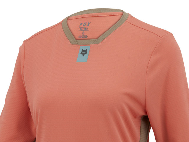 Fox Head Womens Defend LS Jersey - salmon/S