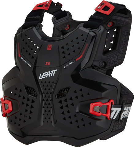 Leatt Gilet à Protecteurs 3.5 Chest Protector Junior - black-red/147 - 159