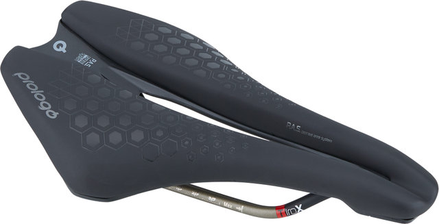thumbnail image 2 of Prologo Dimension 143 T4.0 Triathlon Saddle – Black, Synthetic, Road & Mountain Bike 2 of 6