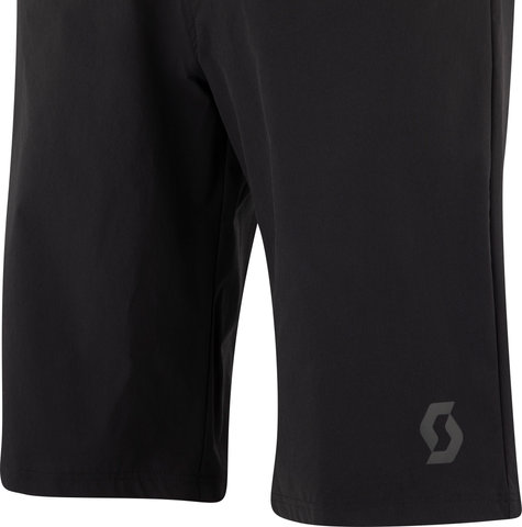 Scott Pantalones cortos Trail Flow con pantalón interior - black/M