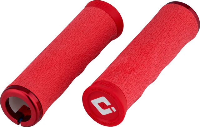 Puños de manillar F-1 Series Dread Lock Lock-On 2.1 - rojo/130 mm
