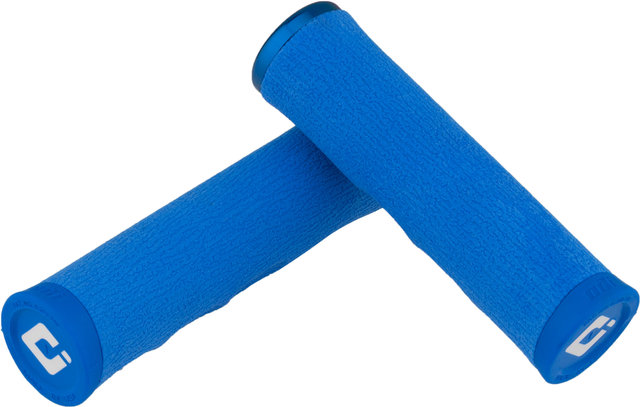 Puños de manillar F-1 Series Dread Lock Lock-On 2.1 - azul/130 mm