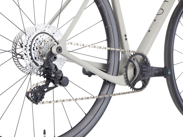 Bici Gravel NEW U.P. Ekar 28" Carbon - grey matte-red/M