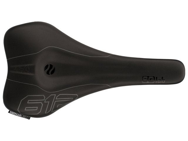 Selle 612 Ergowave Carbon - noir/130 mm