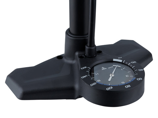 Pompe à Vélo JoeBlow Roadie EX - noir-bleu/universal