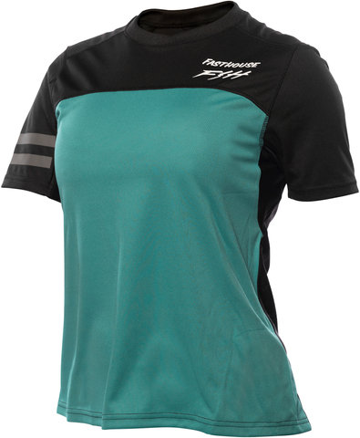 Maillot pour Dames Alloy Sidewinder S/S - black-teal/S