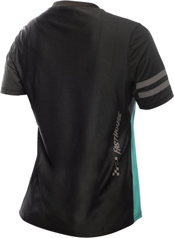 Fasthouse Maillot para damas Alloy Sidewinder S/S - black-teal/S