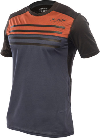 Maillot Alloy Sidewinder S/S - rust-midnight navy/M