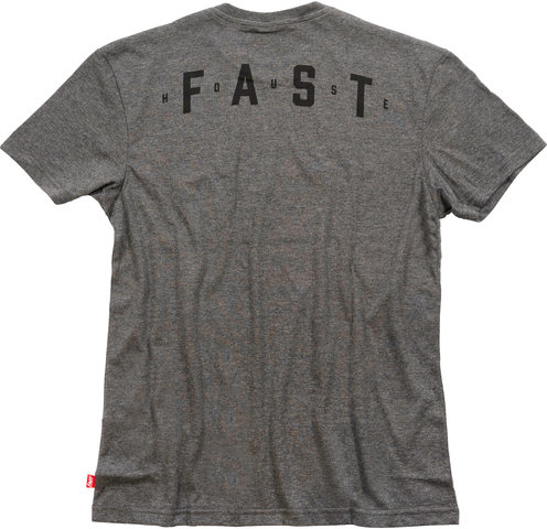 Fasthouse T-Shirt Evoke S/S Tech - charcoal heather/M