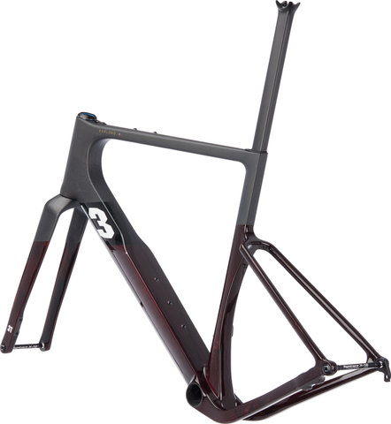 3T Exploro RaceMax ITALIA Carbon Frame Kit - rosso/M