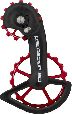 CeramicSpeed OSPW X Coated Derailleur Pulley System for Shimano GRX 2x11-speed - red/universal