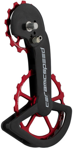 OSPW X Coated Derailleur Pulley System for Shimano GRX 2x11-speed - red/universal