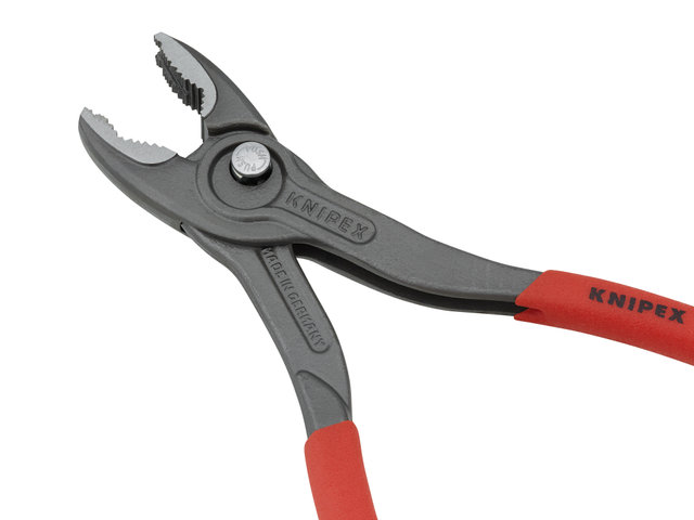 Knipex Alicates de agarre frontal TwinGrip - rojo/200 mm