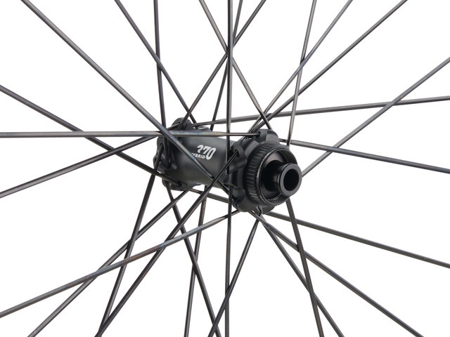 DT Swiss HE 1800 SPLINE 23 Disc Center Lock 29" Laufradsatz - schwarz/29" Satz (VR 12x100 + HR 12x142) Shimano